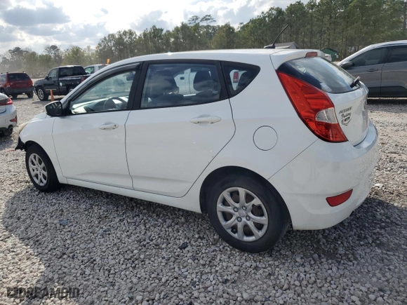 2014 Hyundai Accent GS with VIN KMHCT5AE1EU145619, listed as a Copart auction lot 43746195 with 121,357 mi miles and Salvage Title. Bid and sale history available at carsss.com. Image 2.