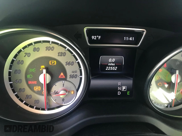 2015 Mercedes-Benz CLA 250 with VIN WDDSJ4EBXFN238785, listed as a Copart auction lot 38844454 with 22,552 mi miles and . Bid and sale history available at DreamBid. Image 9.