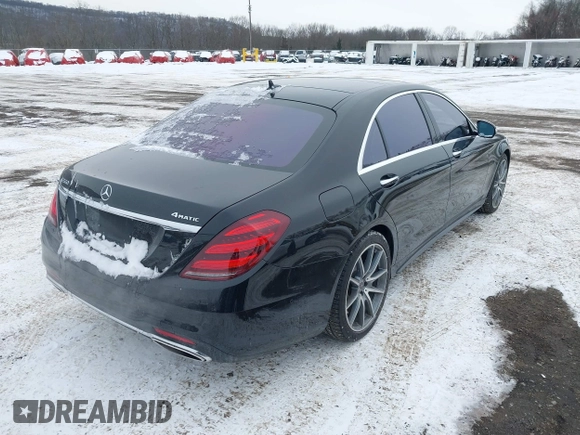 2019 Mercedes-Benz S 560 with VIN WDDUG8GB5KA433531, listed as a IAAI auction lot 41393877 with 106,653 mi miles and . Bid and sale history available at carsss.com. Image 4.