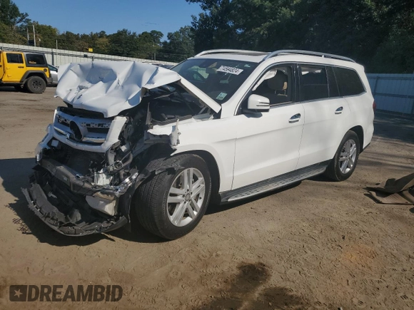 2016 Mercedes-Benz GL with VIN 4JGDF6EE0GA625683, listed as a Copart auction lot 74594824 with 102,519 mi miles and Salvage Title. Bid and sale history available at carsss.com. Image 1.