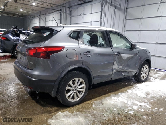2019 Nissan Rogue Sport S with VIN JN1BJ1CR4KW352782, listed as a Copart auction lot 44697565 with 39,334 mi miles and Salvage Title. Bid and sale history available at carsss.com. Image 3.
