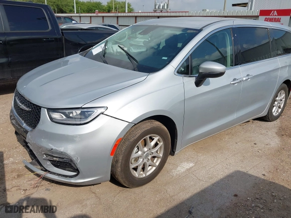 2023 Chrysler Pacifica Touring L with VIN 2C4RC1BG4PR594204, listed as a IAAI auction lot 42094678 with 45,389 mi miles. Bid and sale history available at carsss.com. Image 18.