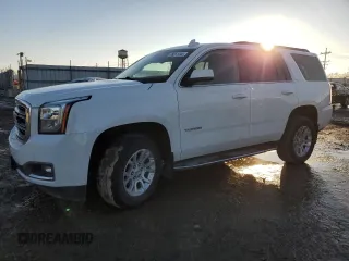 2017 GMC Yukon SLE with VIN 1GKS2AKC1HR371194, listed as a Copart auction lot 89351445 with 125,738 mi miles and Salvage Title. Bid and sale history available at carsss.com. Image 1.