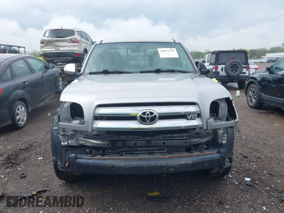 2003 Toyota Tundra SR5 with VIN 5TBRT34163S434212, listed as a IAAI auction lot 42075757 with 196,485 mi miles and . Bid and sale history available at DreamBid. Image 13.