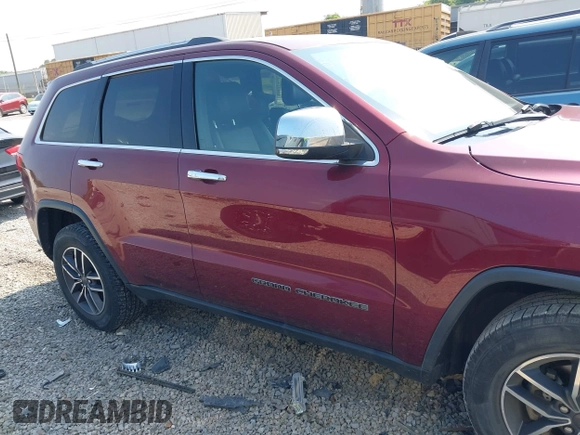 2019 Jeep Grand Cherokee Limited with VIN 1C4RJFBG9KC554415, listed as a IAAI auction lot 42417332 with 136,370 mi miles and . Bid and sale history available at DreamBid. Image 14.