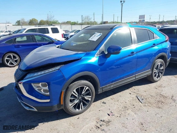 2024 Mitsubishi Eclipse Cross SE with VIN JA4ATWAA6RZ034906, listed as a IAAI auction lot 41810952 with 23,738 mi miles. Bid and sale history available at carsss.com. Image 2.