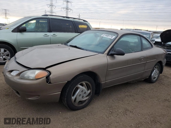 1998 Ford Escort with VIN 3FALP1138WR141453, listed as a Copart auction lot 87408174 with 116,715 mi miles and Salvage title. Bid and sale history available at DreamBid. Image 1.