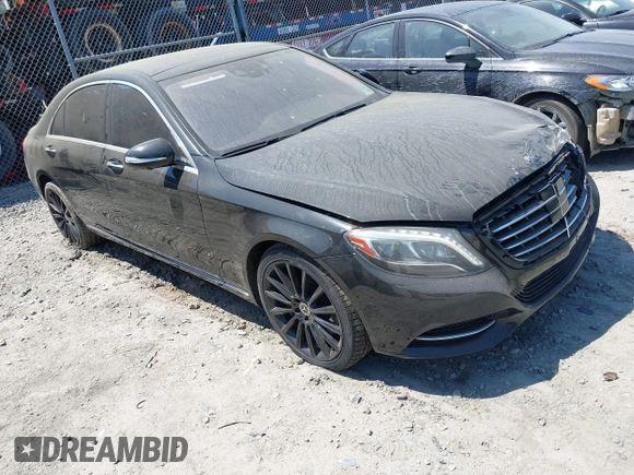 2016 Mercedes-Benz S 550 with VIN WDDUG8FB1GA238762, listed as a IAAI auction lot 42055827 with 134,953 mi miles and . Bid and sale history available at carsss.com. Image 1.