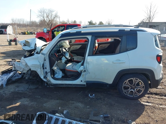 2015 Jeep Renegade Limited with VIN ZACCJBDT0FPB60568, listed as a IAAI auction lot 41782508 with 130,234 mi miles and . Bid and sale history available at DreamBid. Image 15.