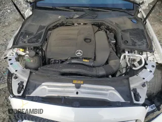 2021 Mercedes-Benz C 300 with VIN W1KWF8EB5MR652329, listed as a Copart auction lot 45232195 with 45,570 mi miles and Salvage Title. Bid and sale history available at carsss.com. Image 11.