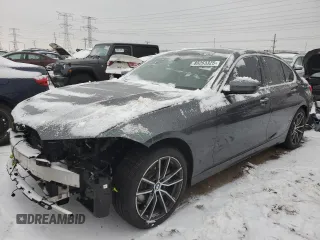 2019 BMW 3 Series 330i xDrive with VIN 3MW5R7J52K8A05155, listed as a Copart auction lot 88263325 with 97,201 mi miles and Salvage Title. Bid and sale history available at carsss.com. Image 1.
