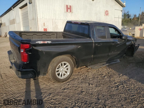 2021 Chevrolet Silverado 1500 RST with VIN 1GCRYEEK3MZ121582, listed as a Copart auction lot 74983994 with 47,459 mi miles and Non Repairable. Bid and sale history available at DreamBid. Image 3.