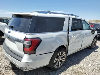 2020 Ford Expedition Max Platinum with VIN 1FMJK1MT5LEA92475, listed as a Copart auction lot 58872975 with 63,215 mi miles and Salvage title. Bid and sale history available at DreamBid. Image 3.