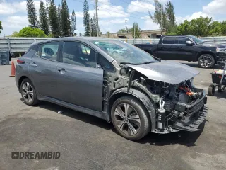 2022 Nissan LEAF SV Plus z VIN 1N4BZ1CV7NC559312, wystawiony jako Copart lot #55091775 z przebiegiem 17 734 mil mil oraz Nie do naprawy. Historia ofert i sprzedaży dostępna na DreamBid. Obrazek 4.