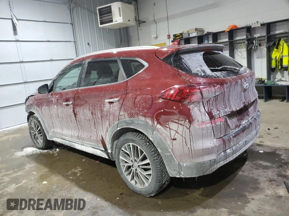 2019 Hyundai Tucson Limited z VIN KM8J3CAL1KU034204, wystawiony jako Copart lot #46511035 z przebiegiem 126 142 mil mil oraz Szkoda całkowita • Salvage title. Historia ofert i sprzedaży dostępna na DreamBid. Obrazek 2.