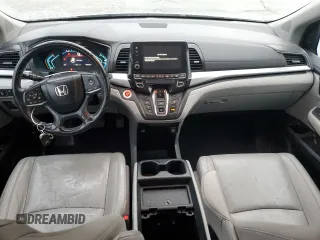 2021 Honda Odyssey EX-L with VIN 5FNRL6H74MB010119, listed as a Copart auction lot 44218835 with 39,350 mi miles and Salvage Title. Bid and sale history available at DreamBid. Image 8.