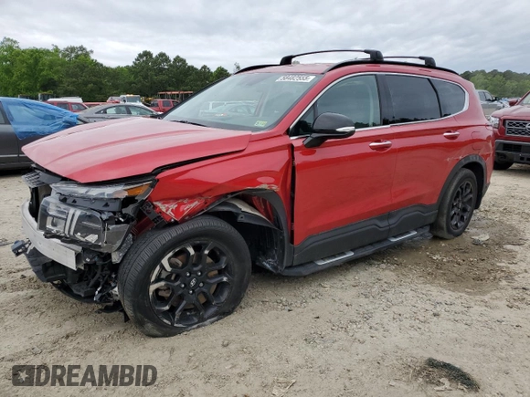 2022 Hyundai Santa Fe XRT z VIN 5NMS64AJ4NH397774, wystawiony jako Copart lot #58482555 z przebiegiem 41 327 mil mil oraz Szkoda całkowita • Salvage title. Historia ofert i sprzedaży dostępna na DreamBid. Obrazek 1.