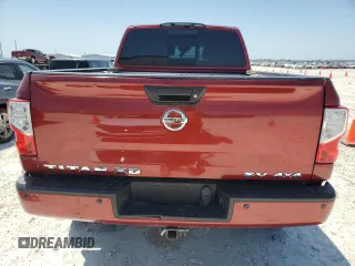 2017 Nissan Titan XD PRO-4X with VIN 1N6BA1F48HN516608, listed as a Copart auction lot 51453465 with 100,767 mi miles and Salvage Title. Bid and sale history available at carsss.com. Image 6.