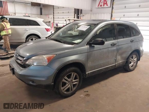 2010 Honda CR-V EX with VIN 5J6RE4H5XAL015079, listed as a IAAI auction lot 41629182 with 92,066 mi miles. Bid and sale history available at carsss.com. Image 2.