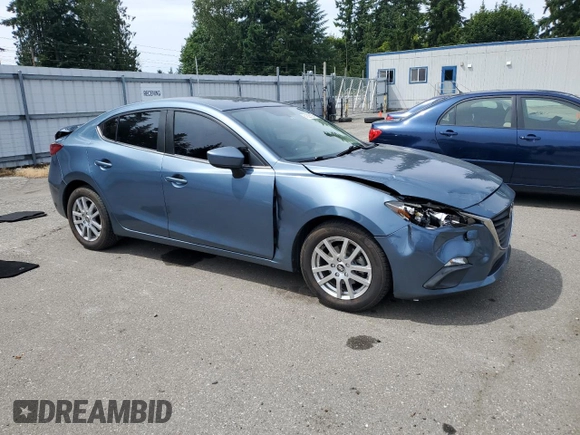 2014 Mazda 3 i Touring with VIN JM1BM1V78E1139884, listed as a Copart auction lot 61826395 with 76,411 mi miles and Salvage title. Bid and sale history available at DreamBid. Image 4.