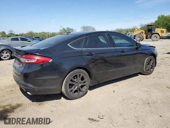 2018 Ford Fusion SE with VIN 3FA6P0H70JR107418, listed as a Copart auction lot 54386275 with 117,173 mi miles and Salvage Title. Bid and sale history available at carsss.com. Image 3.