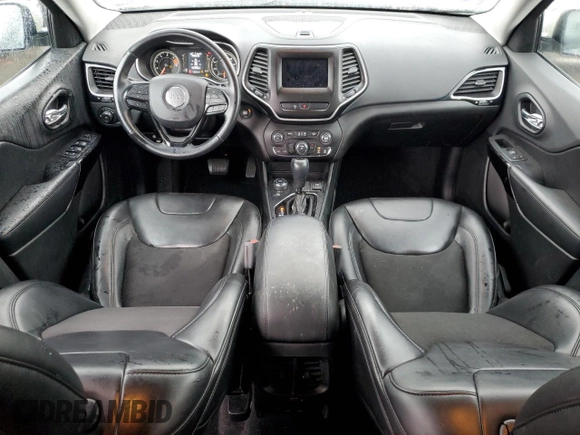 2019 Jeep Cherokee Latitude Plus with VIN 1C4PJMLB3KD365249, listed as a Copart auction lot 48335505 with 121,461 mi miles and Salvage Title. Bid and sale history available at carsss.com. Image 8.