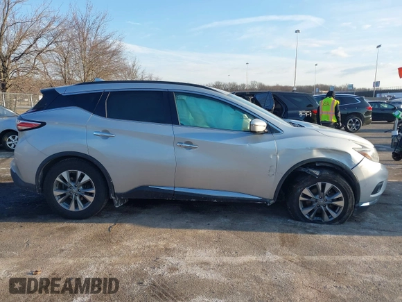 2018 Nissan Murano Platinum with VIN 5N1AZ2MG1JN115302, listed as a IAAI auction lot 41452867 with 128,992 mi miles. Bid and sale history available at carsss.com. Image 13.