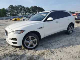 2018 Jaguar F-Pace 25t Premium with VIN SADCJ2FXXJA292993, listed as a Copart auction lot 54932765 with 79,335 mi miles and Clean Title. Bid and sale history available at DreamBid. Image 1.