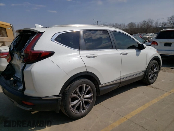 2020 Honda CR-V Touring with VIN 2HKRW1H90LH401974, listed as a Copart auction lot 48937355 with 82,617 mi miles and Salvage Title. Bid and sale history available at carsss.com. Image 3.