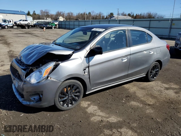 2020 Mitsubishi Mirage SE z VIN ML32F4FJ0LHF04770, wystawiony jako Copart lot #50016415 z przebiegiem 112 116 mil mil oraz Szkody całkowita. Historia ofert i sprzedaży dostępna na DreamBid. Obrazek 1.