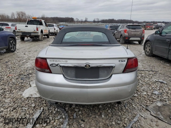 2004 Chrysler Sebring GTC z VIN 1C3EL75R54N391270, wystawiony jako Copart lot #47597475 z przebiegiem 172 810 mil mil oraz Czysty tytuł • Clean title. Historia ofert i sprzedaży dostępna na DreamBid. Obrazek 6.