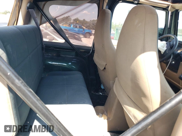 2001 Jeep Wrangler Sahara with VIN 1J4FA59S71P339334, listed as a Copart auction lot 74805224 with 265,778 mi miles and Salvage Title. Bid and sale history available at carsss.com. Image 10.