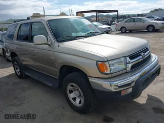 2001 Toyota 4Runner SR5 with VIN JT3GN86R910215287, listed as a IAAI auction lot 41896772 with 254,593 mi miles. Bid and sale history available at carsss.com. Image 1.