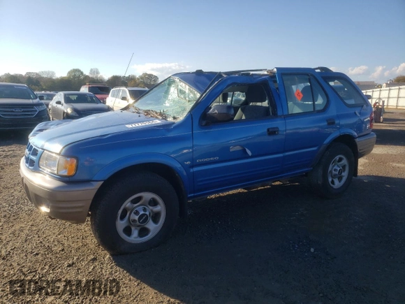 2001 Isuzu Rodeo S with VIN 4S2DM58WX14301336, listed as a Copart auction lot 77770164 with Not provided miles and Salvage title. Bid and sale history available at DreamBid. Image 1.