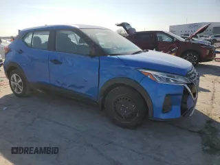 2021 Nissan Kicks S with VIN 3N1CP5BV1ML565674, listed as a Copart auction lot 46904575 with 69,951 mi miles and Salvage Title. Bid and sale history available at carsss.com. Image 4.
