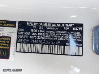2020 Mercedes-Benz AMG GT with VIN WDDYJ7HA5LA025745, listed as a IAAI auction lot 42040819 with 25,393 mi miles. Bid and sale history available at carsss.com. Image 9.