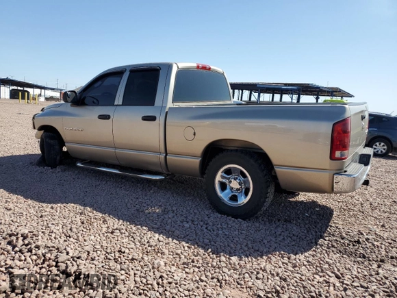 2005 Dodge 1500 ST with VIN 1D7HU18N55J590605, listed as a Copart auction lot 52386345 with 185,364 mi miles and Salvage Title. Bid and sale history available at carsss.com. Image 2.