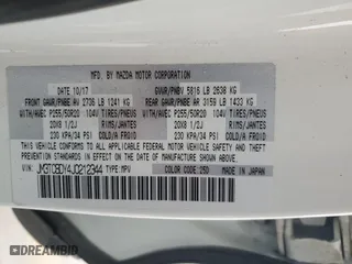 2018 Mazda CX-9 Grand Touring with VIN JM3TCBDY4J0212344, listed as a Copart auction lot 41739065 with 64,581 mi miles and Salvage Title. Bid and sale history available at carsss.com. Image 15.
