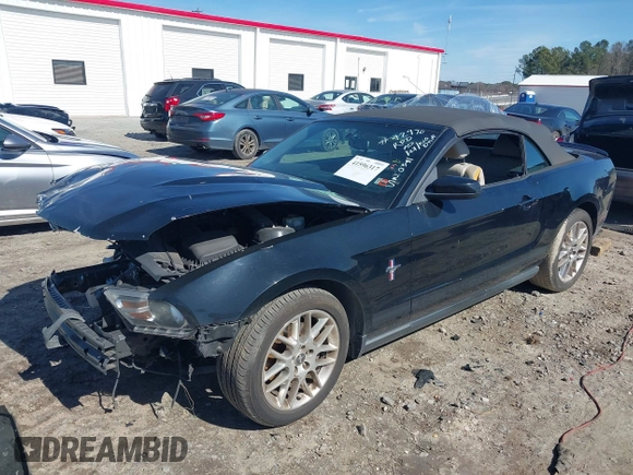 2012 Ford Mustang V6 with VIN 1ZVBP8EM6C5220391, listed as a IAAI auction lot 41596317 with 144,165 mi miles and . Bid and sale history available at DreamBid. Image 17.