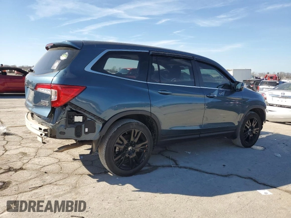 2022 Honda Pilot Special Edition with VIN 5FNYF6H24NB028628, listed as a Copart auction lot 45961075 with 58,935 mi miles and Salvage Title. Bid and sale history available at carsss.com. Image 3.