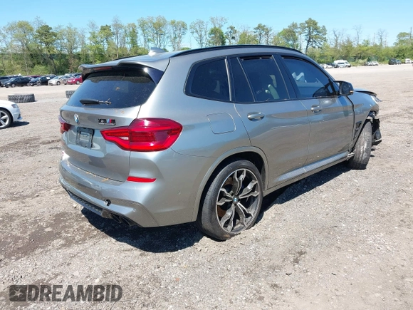 2021 BMW X3 M with VIN 5YMTS0C01M9G99914, listed as a IAAI auction lot 42190720 with 42,917 mi miles and . Bid and sale history available at DreamBid. Image 4.