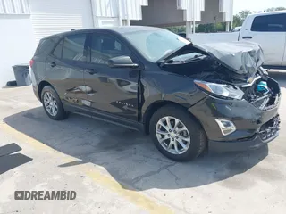 2019 Chevrolet Equinox LS z VIN 2GNAXHEV5K6150464, wystawiony jako IAAI lot #42048728 z przebiegiem 123 963 mil mil oraz . Historia ofert i sprzedaży dostępna na DreamBid. Obrazek 1.