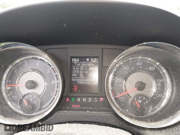 2013 Chrysler Town & Country Touring with VIN 2C4RC1BG2DR632444, listed as a IAAI auction lot 41989048 with 99,668 mi miles. Bid and sale history available at carsss.com. Image 7.
