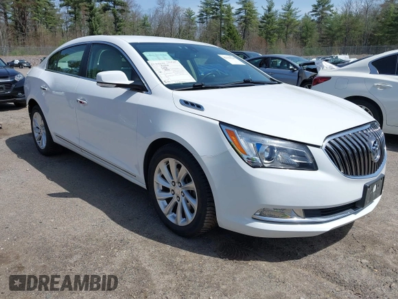 2014 Buick LaCrosse Leather with VIN 1G4GB5G30EF306539, listed as a IAAI auction lot 42133530 with 88,406 mi miles. Bid and sale history available at carsss.com. Image 1.