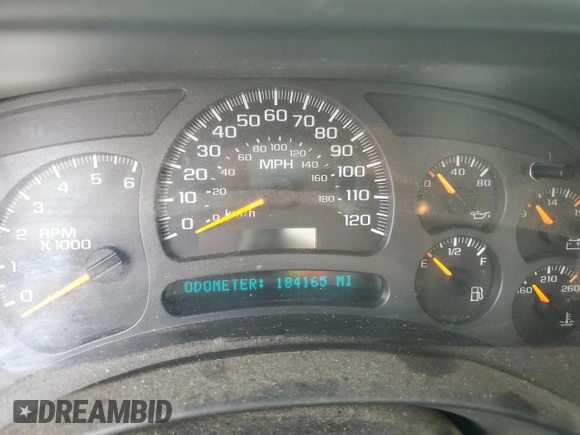 2003 Chevrolet Silverado 1500 with VIN 1GCEC14V23Z284787, listed as a Copart auction lot 65280174 with 184,165 mi miles and Clean Title. Bid and sale history available at carsss.com. Image 9.