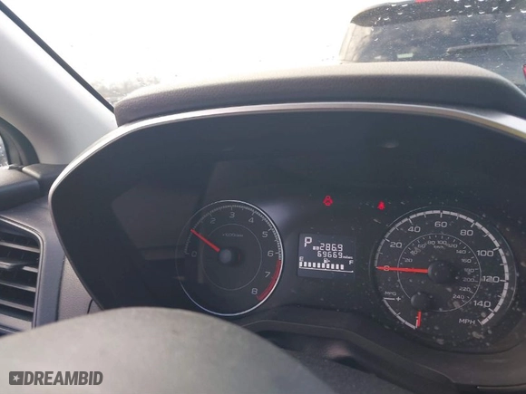 2017 Subaru Impreza Premium with VIN 4S3GTAB69H3746115, listed as a IAAI auction lot 41807313 with 70,400 mi miles. Bid and sale history available at carsss.com. Image 7.
