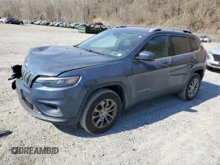 2019 Jeep Cherokee Latitude Plus with VIN 1C4PJMLB5KD384675, listed as a Copart auction lot 53583855 with 64,271 mi miles and Salvage Title. Bid and sale history available at DreamBid. Image 1.