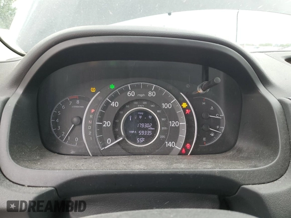 2014 Honda CR-V EX-L with VIN 2HKRM4H75EH697020, listed as a Copart auction lot 51766505 with 179,302 mi miles and Salvage Title. Bid and sale history available at carsss.com. Image 9.
