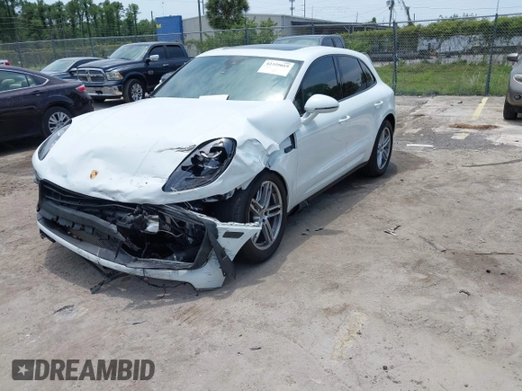 2022 Porsche Macan with VIN WP1AA2A54NLB07869, listed as a IAAI auction lot 42329019 with 41,613 mi miles and . Bid and sale history available at DreamBid. Image 2.