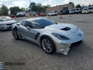 2016 Chevrolet Corvette Z06 3LZ with VIN 1G1YT2D6XG5609428, listed as a Copart auction lot 73234884 with 67,602 mi miles and Salvage Title. Bid and sale history available at carsss.com. Image 4.